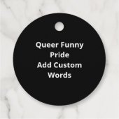 Étiquettes Cadeau Favor Tags (Dos)