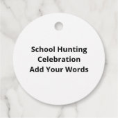 Étiquettes Cadeau Favor Tags (Dos)