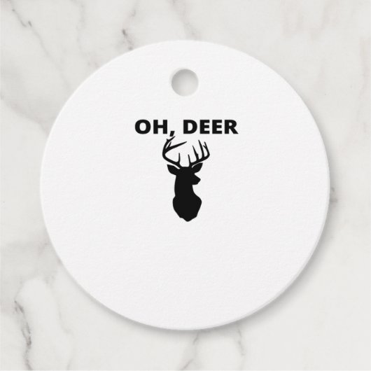 Étiquettes Cadeau Favor Tags (Devant)