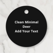 Étiquettes Cadeau Favor Tags (Dos)