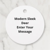 Étiquettes Cadeau Favor Tags (Dos)