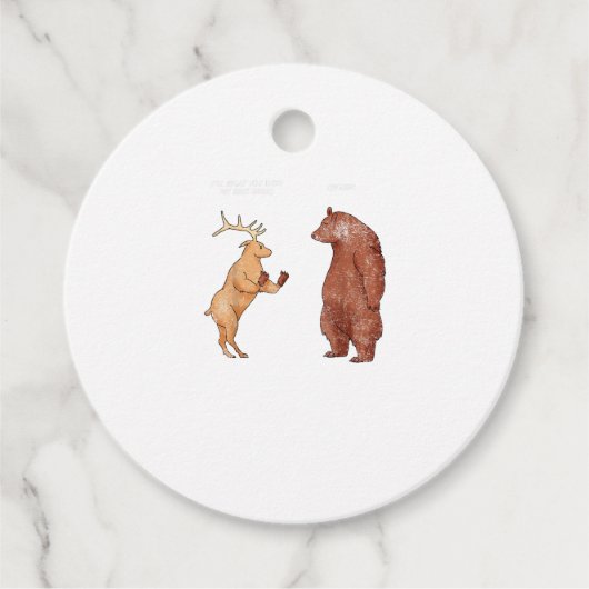 Étiquettes Cadeau Favor Tags (Devant)