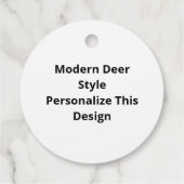 Étiquettes Cadeau Favor Tags (Dos)