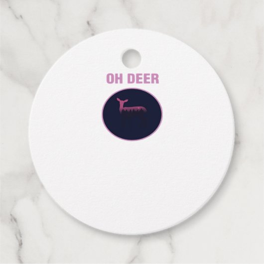 Étiquettes Cadeau Favor Tags (Devant)