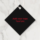 Étiquettes Cadeau Favor Tags (Dos)