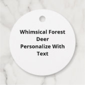 Étiquettes Cadeau Favor Tags (Dos)