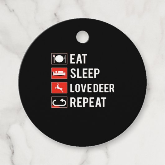 Étiquettes Cadeau Favor Tags (Devant)