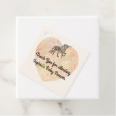 Étiquettes Cadeau Favoriser la balise pour le Baby shower (En situation)