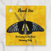 Étiquettes Cadeau Favoriser la balise pour le Parti du Réchauffement (Devant)