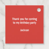 Étiquettes Cadeau Favoriser les balises (Dos)