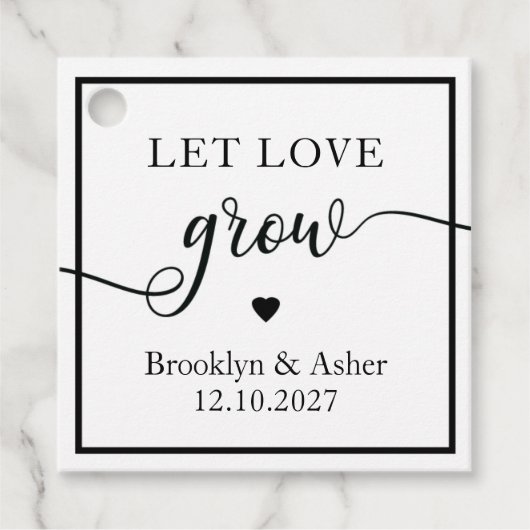 Étiquettes Cadeau Favoriser les balises (Devant)