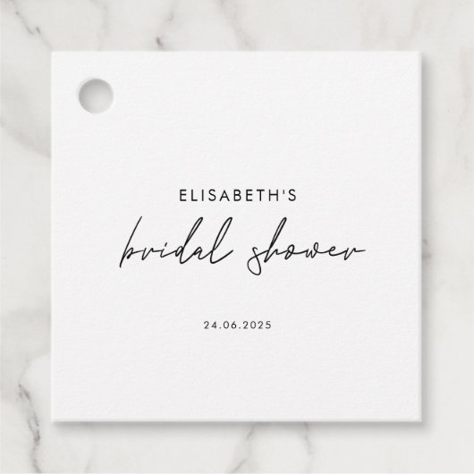 Étiquettes Cadeau Favoriser les balises (Devant)