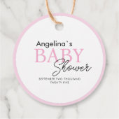 Étiquettes Cadeau Favoriser les balises (Dos)