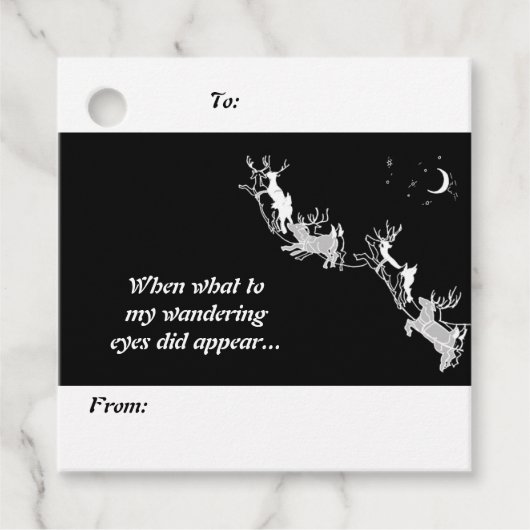 Étiquettes Cadeau Favoriser les balises (Devant)