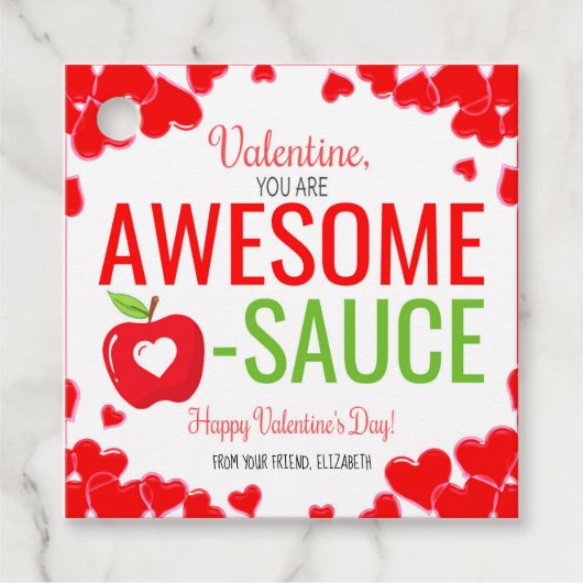 Étiquettes Cadeau Favoriser les balises (Devant)