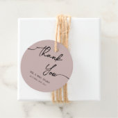 Étiquettes Cadeau Favoriser les balises pour le Mariage Boho. (En situation)