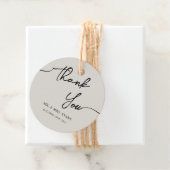 Étiquettes Cadeau Favoriser les balises pour le Mariage Boho. (En situation)