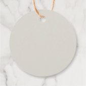 Étiquettes Cadeau Favoriser les balises pour le Mariage Boho. (Dos)