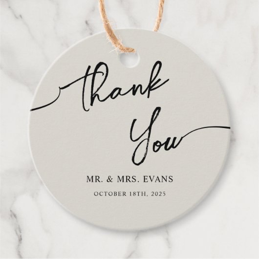 Étiquettes Cadeau Favoriser les balises pour le Mariage Boho. (Devant)