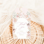 Étiquettes-cadeau Fée 1ère Filles Florales Rose Anniversaire