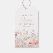 Étiquettes-cadeau Fée et Fleur sauvage Anniversaire (Devant)