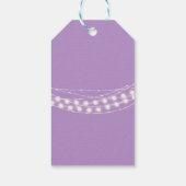 Étiquettes-cadeau Fée magique Première fille Joyeux anniversaire (Dos)