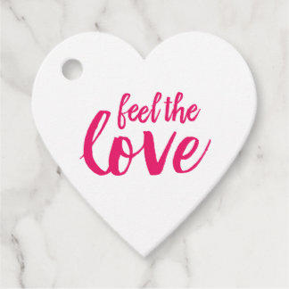 Étiquettes Cadeau Feel The Love Gift Tag