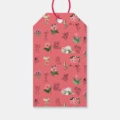 Étiquettes-cadeau Fées Château Fée Fleur Rose Anniversaire (Dos)