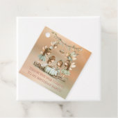 Étiquettes Cadeau Fées vintages Filles Anniversaire Merci (En situation)