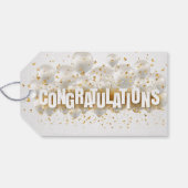 Étiquettes-cadeau Félicitations Balises Cadeaux (Dos (Horizontal))