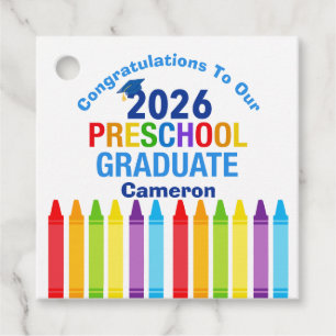 Étiquettes Cadeau Félicitations diplômé de maternelle fête personnal