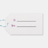 Étiquettes-cadeau Félicitations d'obtention de diplôme (Dos Horizontal)