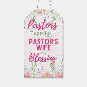 Étiquettes-cadeau ✝️ Femme du pasteur épouse apprécient Merci cadeau