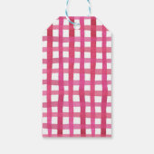 Étiquettes-cadeau Ferme à grange rose chaude Merci d'anniversaire (Dos)