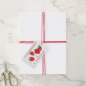 Étiquettes-cadeau Ferme de fraises à table (With Twine)