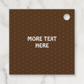 Étiquettes Cadeau Ferme fraîche (Dos)