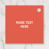 Étiquettes Cadeau Ferme fraîche (Dos)