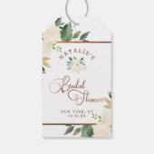 Étiquettes-cadeau Ferme Fraîche Rustique Pays Fête des mariées (Dos)