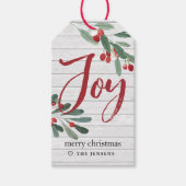 Étiquettes-cadeau Ferme Holly | Noël (Devant)