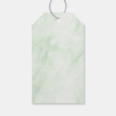 Étiquettes-cadeau Ferme Pays rustique frais Merci floral (Dos)