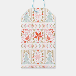 Étiquettes-cadeau Festif Noël vacances coloré