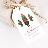 Étiquettes-cadeau Festif Nutcracker Joyeux Noël
