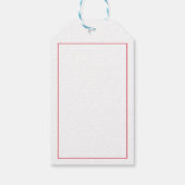 Étiquettes-cadeau Festive Cheeky Père Noël - Photo personnalisée - P (Dos)