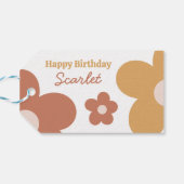 Étiquettes-cadeau Festivités Boho (Dos Horizontal)