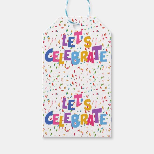 Étiquettes-cadeau Fête (Devant)