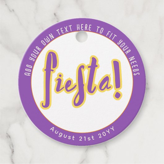 ÉTIQUETTES CADEAU FÊTE  (Devant)