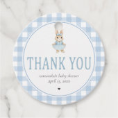 Étiquettes Cadeau Fête bébé Somebunny (Devant)