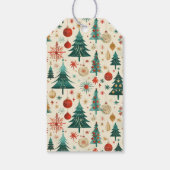 Étiquettes-cadeau Fête Bébé sur le thème Hiver Festif  (Dos)