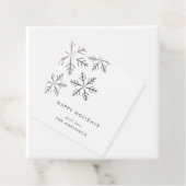 Étiquettes Cadeau Fête classique Faux Foil (En situation)