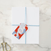 Étiquettes-cadeau Fête commémorative de l'Abstrait Stars Memorial (Avec de laficelle)